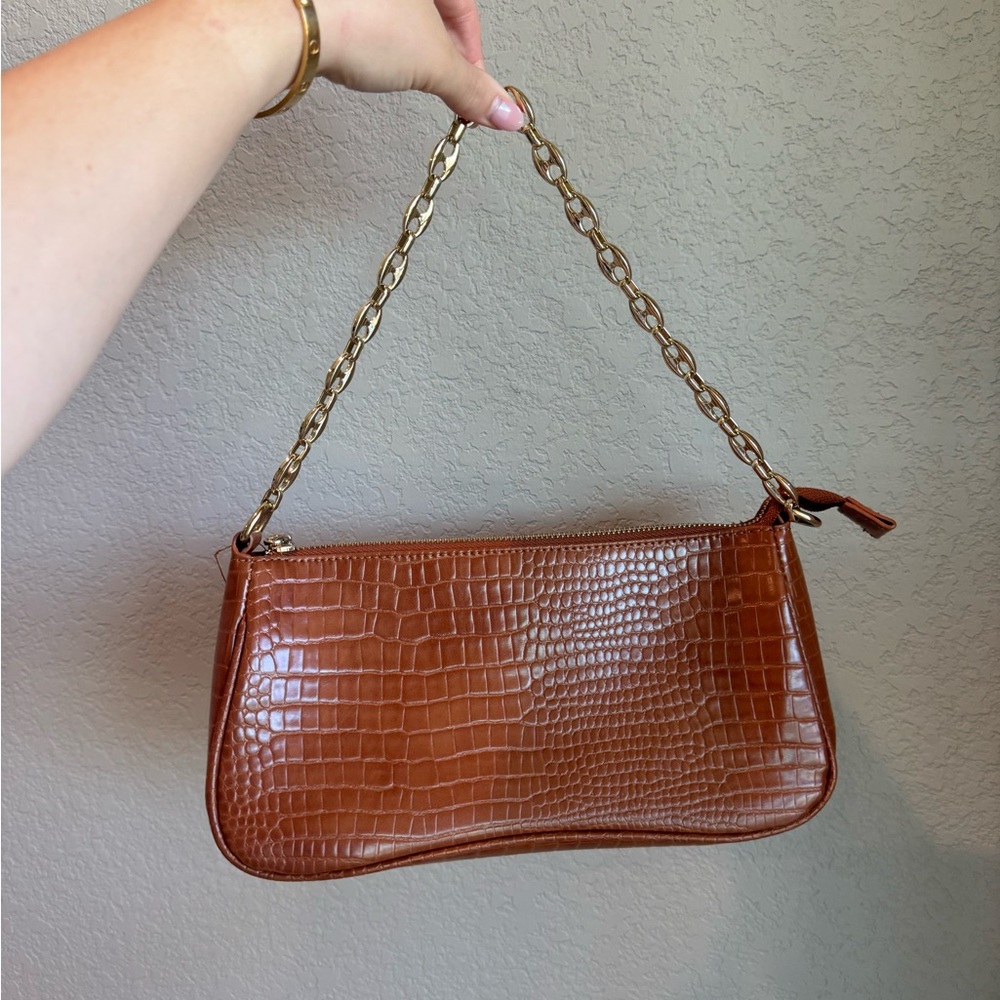 Billini croc purse - new